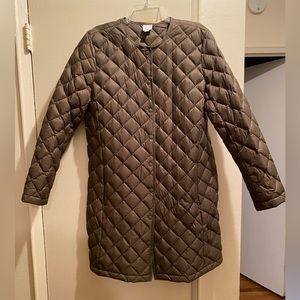 J Jill Quilted Lightweight Down Coat
